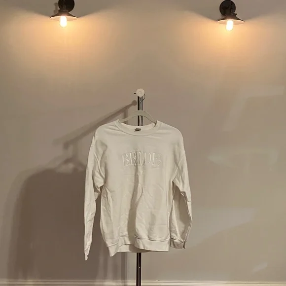 BRIDE White Crewneck Sweater - Picture 3 of 6